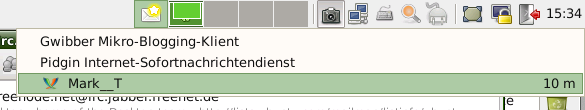 Indicator Plugin Dropdown Menu